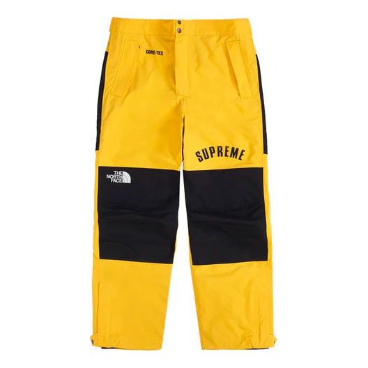Supreme SS19 x The North Face Arc Logo Mountain Pant Yellow SUP