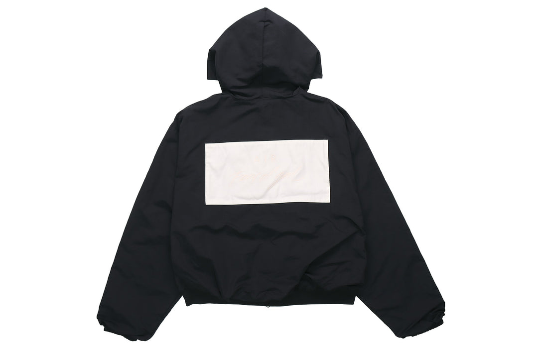Nike X Fear Of God Hooded Bomber Jacket Black & Fossil BV4408-010