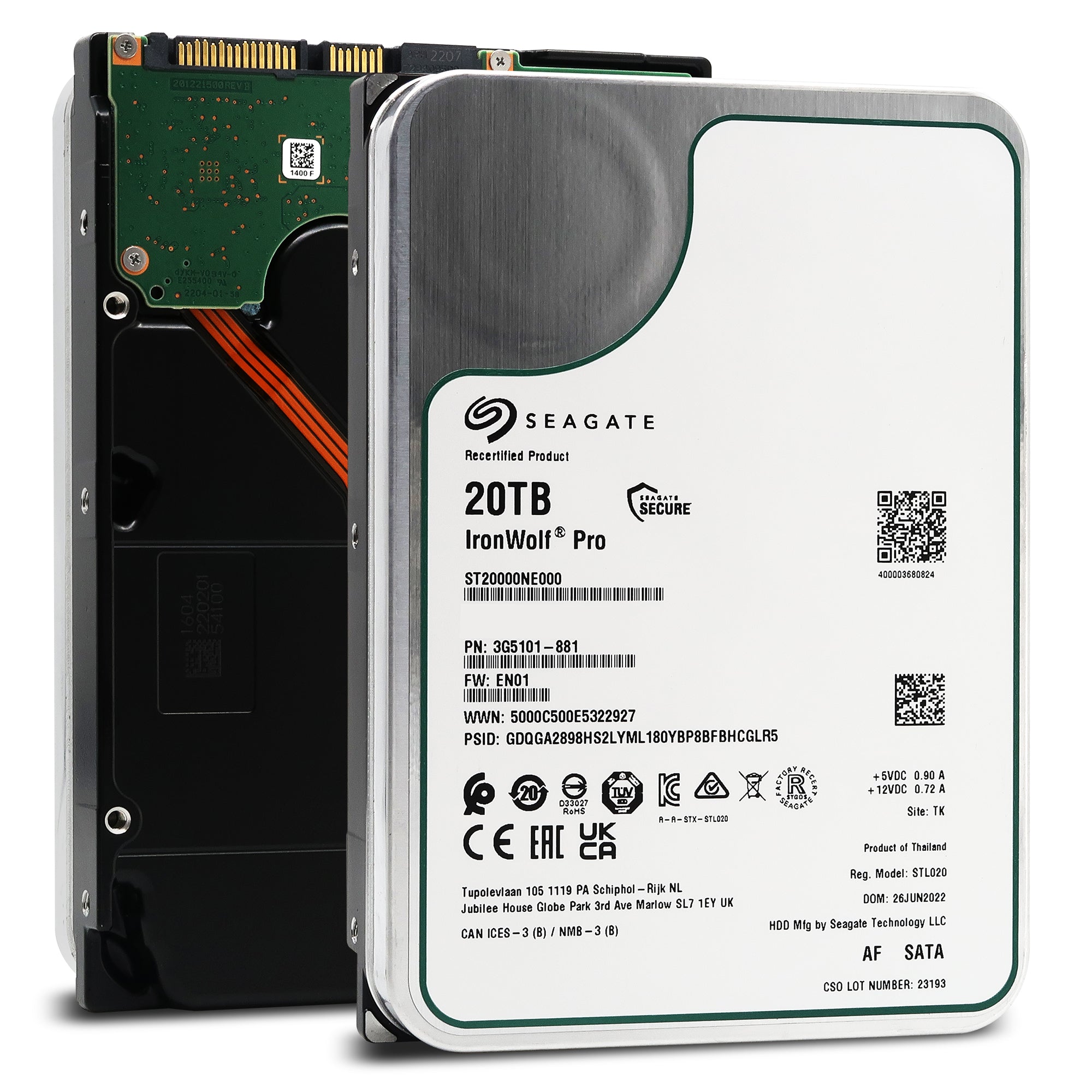 Seagate IronWolf Pro ST20000NE000 20TB SATA 3.5
