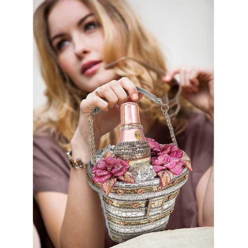 Champagne On Ice Top Handle Handbag - Mary Frances