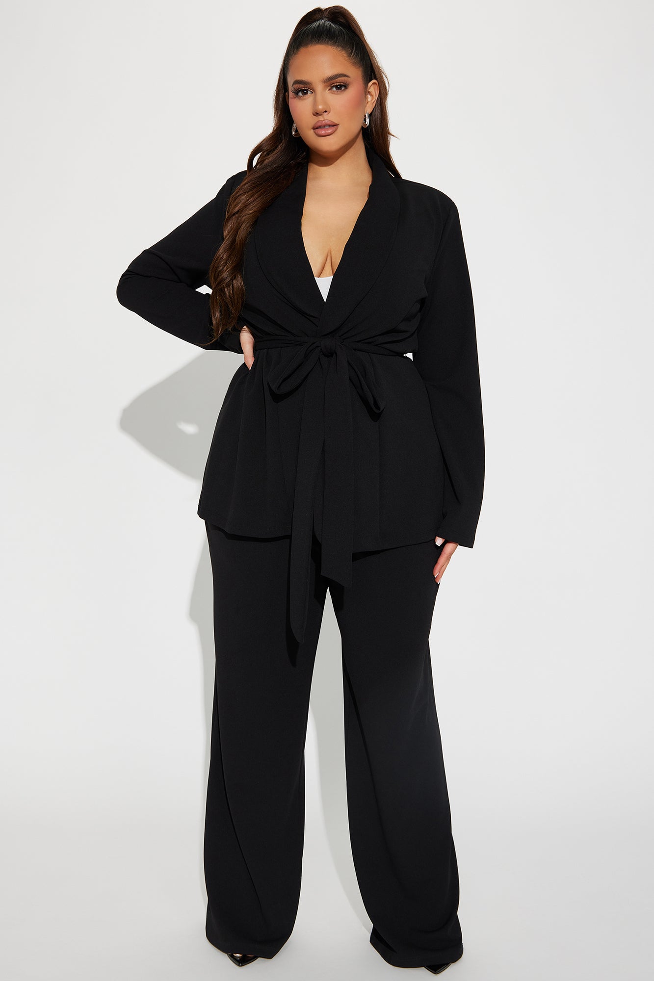 CEO Vibes Blazer Set - Black | Fashion Nova