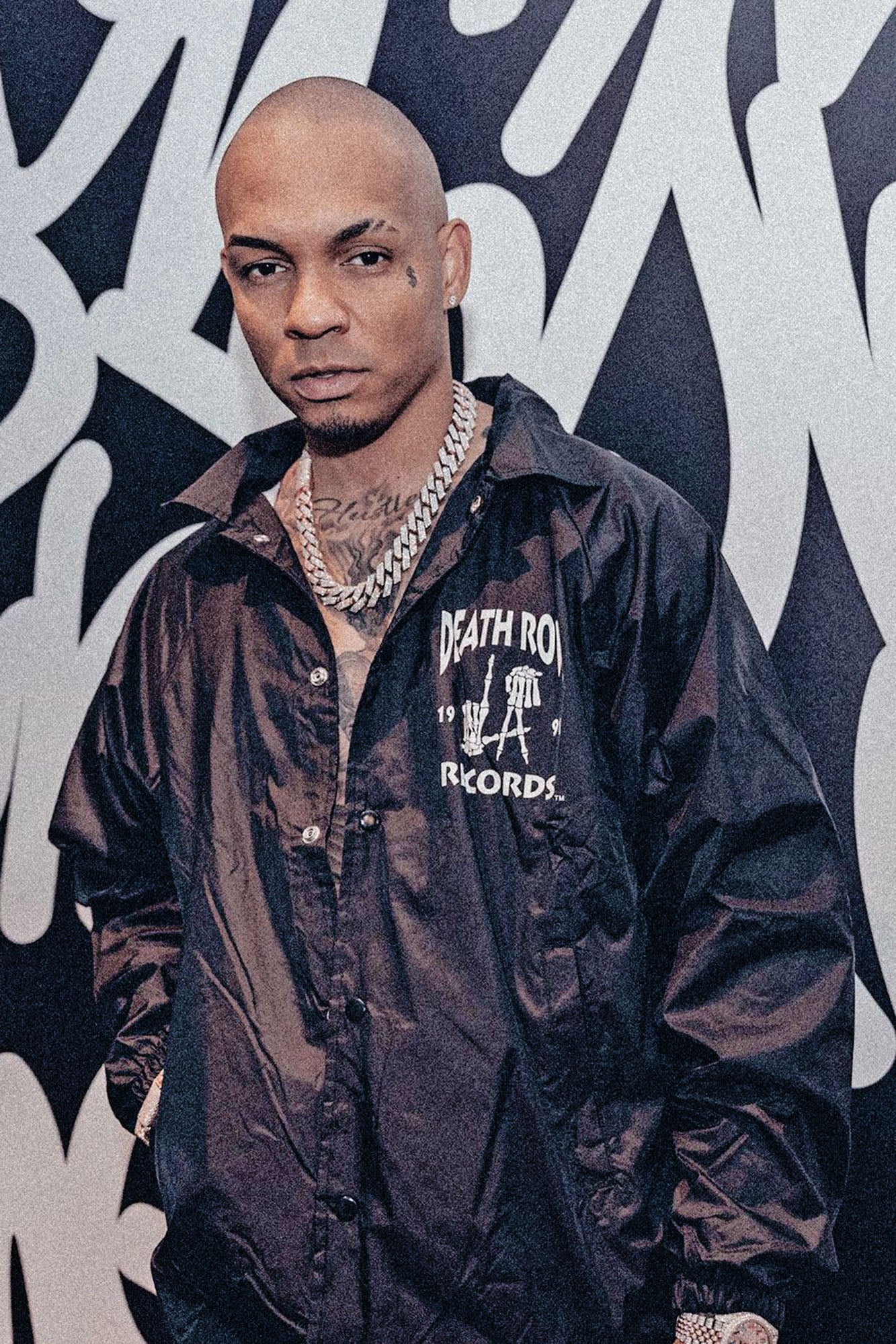 Death Row LA Records Jacket - Black | Fashion Nova