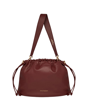 ストラスベリー - Charlotte Midi Drawstring - Black | Strathberry