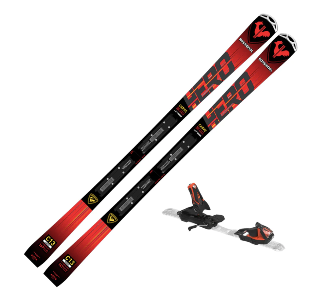 ROSSIGNOL HERO SHORT TURN スキー 赤黒 ROSSIGNOL HERO SHORT TURN