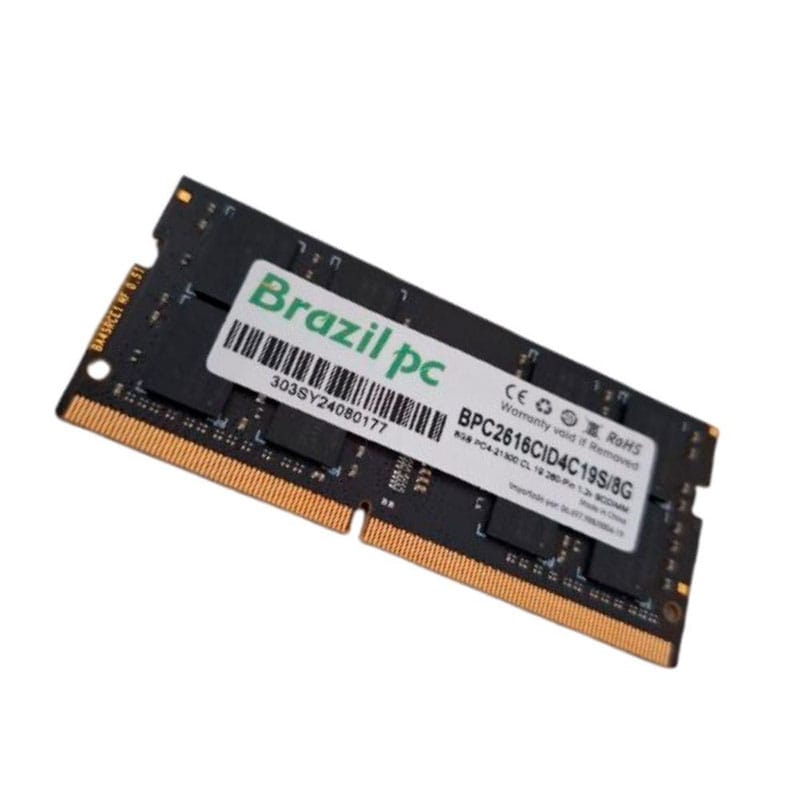 Memória SODIMM 8GB DDR4 2666MHz para Notebook OEM | Oficina dos Bits