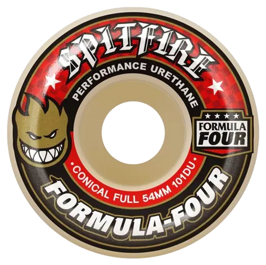 Spitfire Formula Four 101A Conical Skateboard Wheels 4-pack