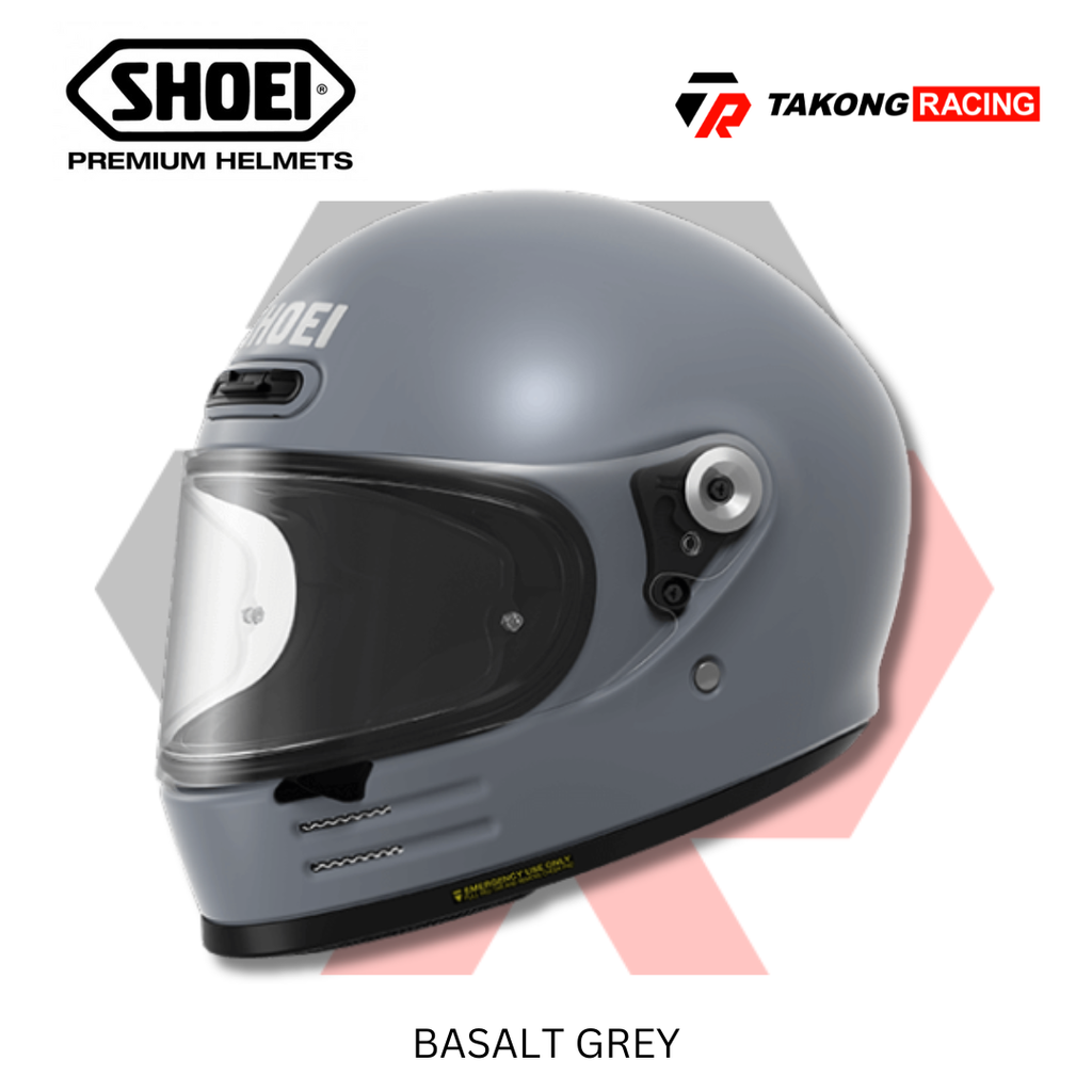 SHOEI Helmets - Glamster Basalt Grey – Takong Racing (Riding Apparel)