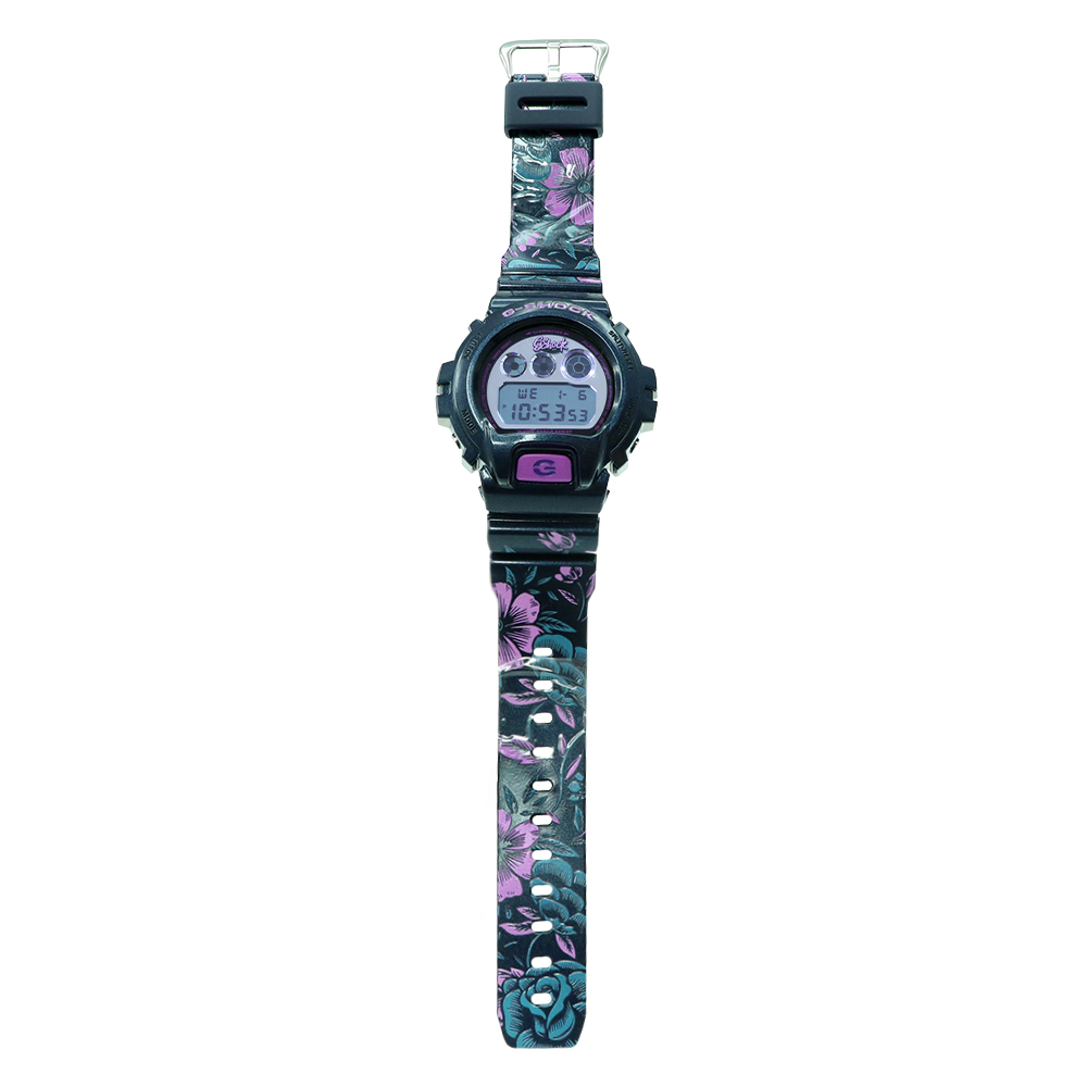 Casio G-Shock DW-6900 Night Stella Dark Blue Floral Series Custom