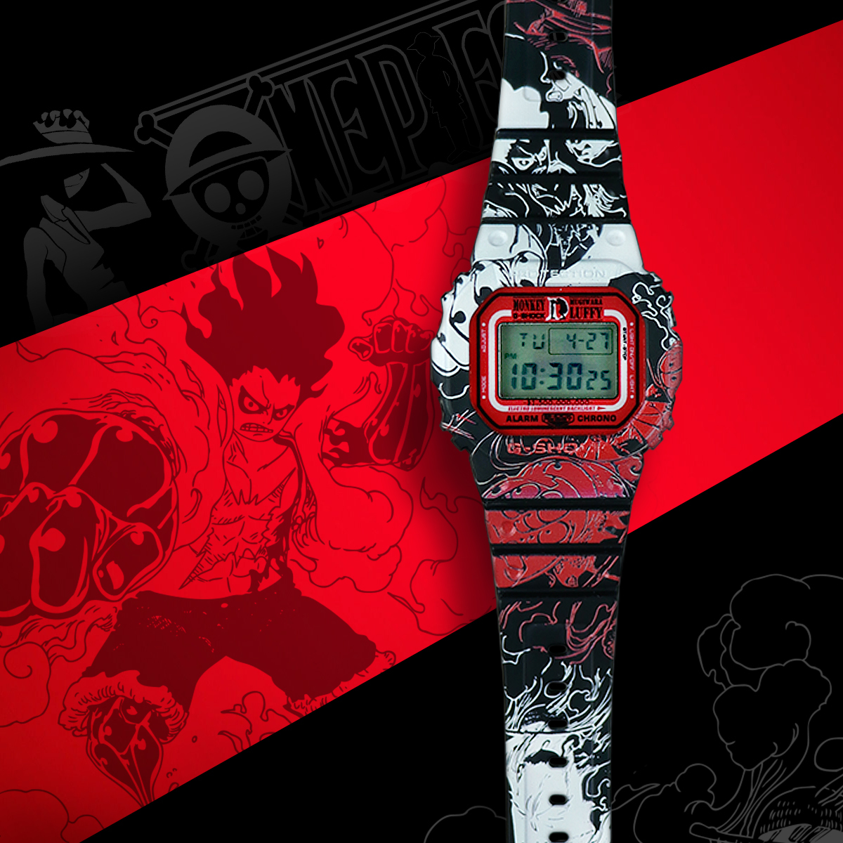 One Piece Custom Design DW-5600 G-Shock Watch – Custom Gorillas