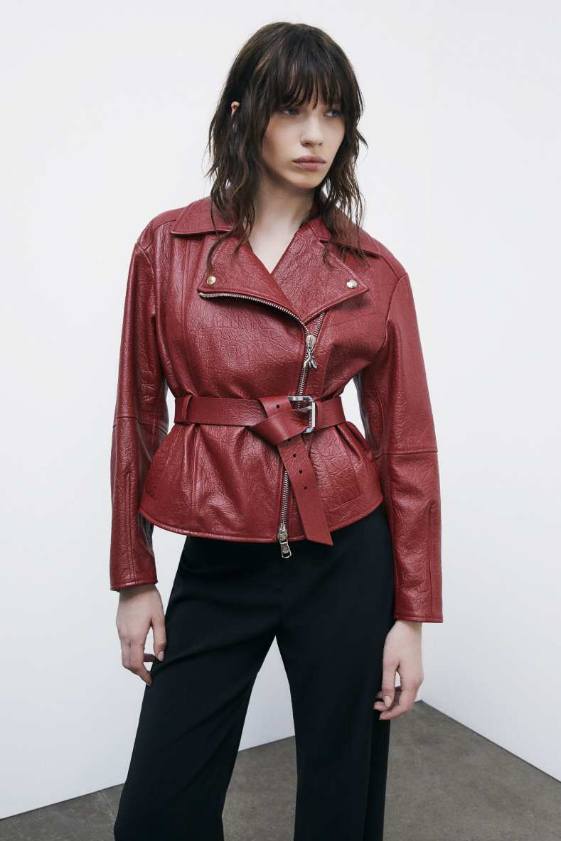 Leather jackets for women: biker jackets | Patrizia Pepe