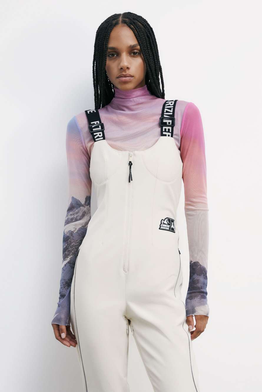 Chimeric Mountains ski suit | White | Patrizia Pepe