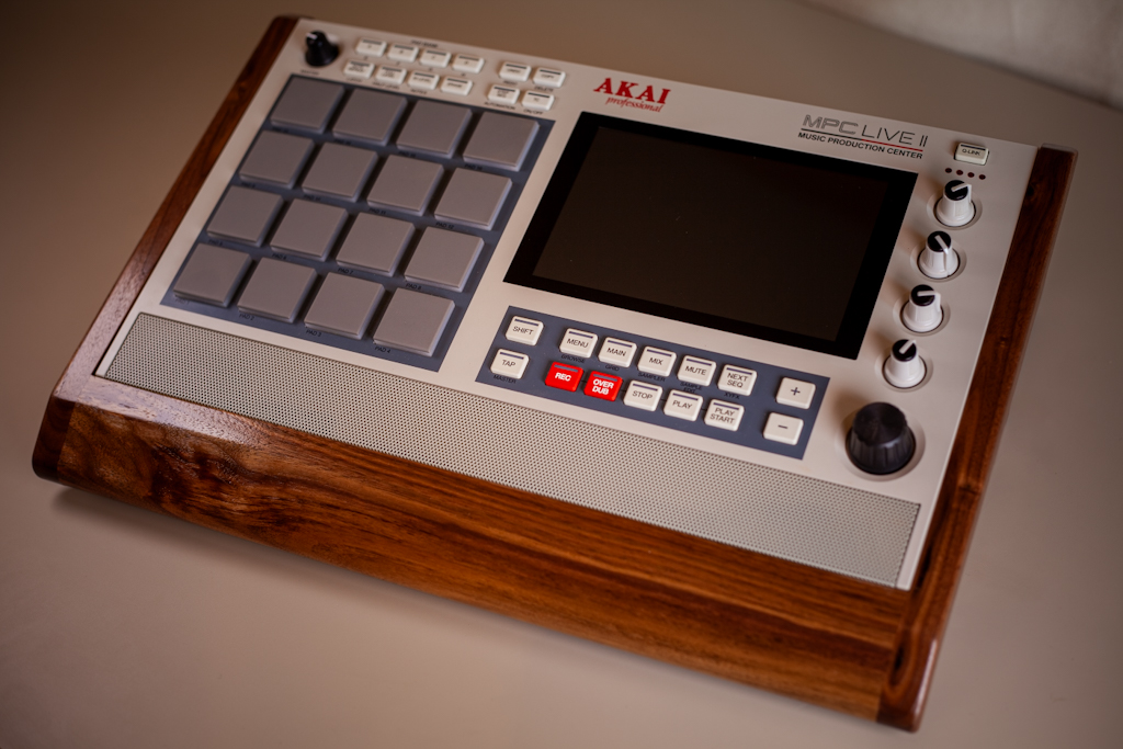 MPC LIVE 2 Walnut Console | Curry Cases