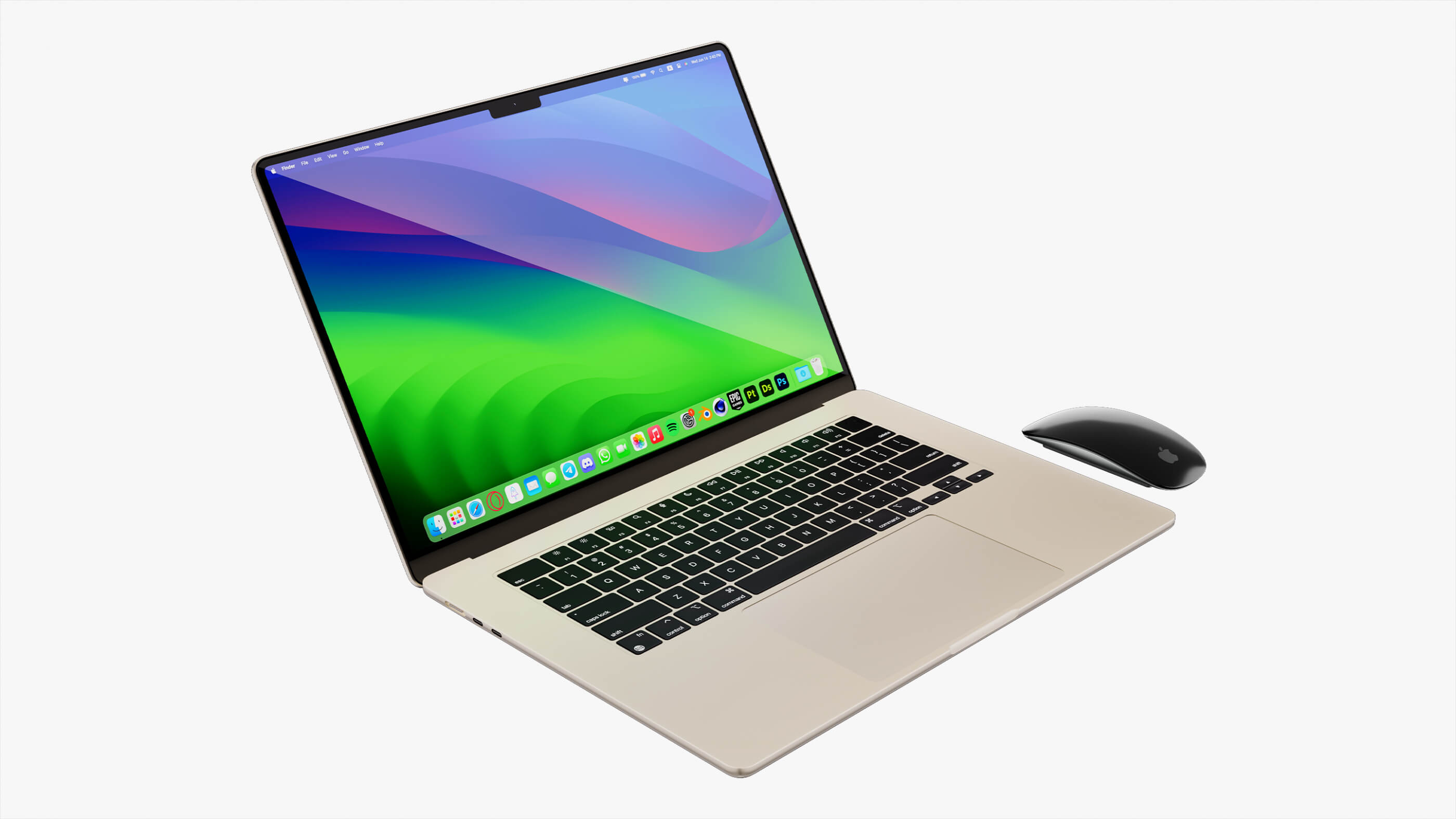 MacBook Air スターライト & Magic mouse ホワイト 【公式通販】