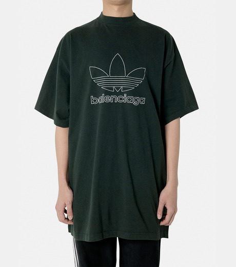 バレンシアガ - BALENCIAGA | Adidas T-Shirt-Dark Green-2の通販