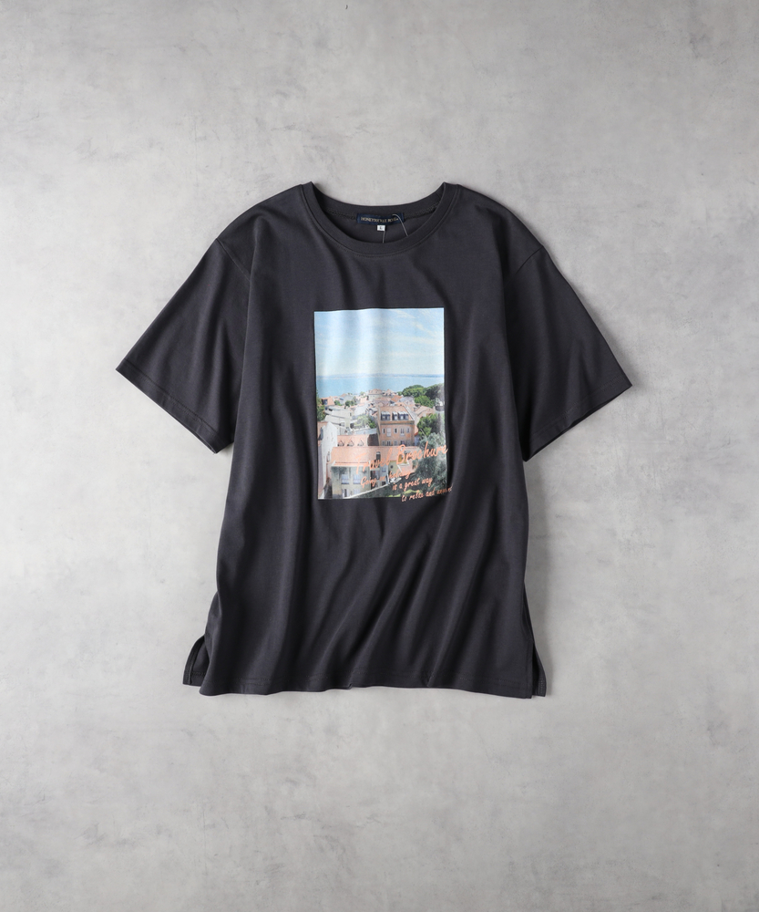 フォトグラフィックTシャツ(M オフシロ＊01): トップス｜Right-on公式