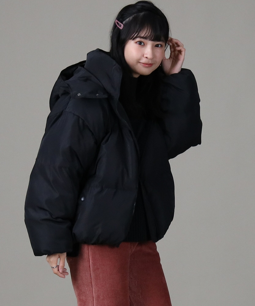 ショート丈中綿ジャケット(M ブラック): ジャケット/アウター｜Right