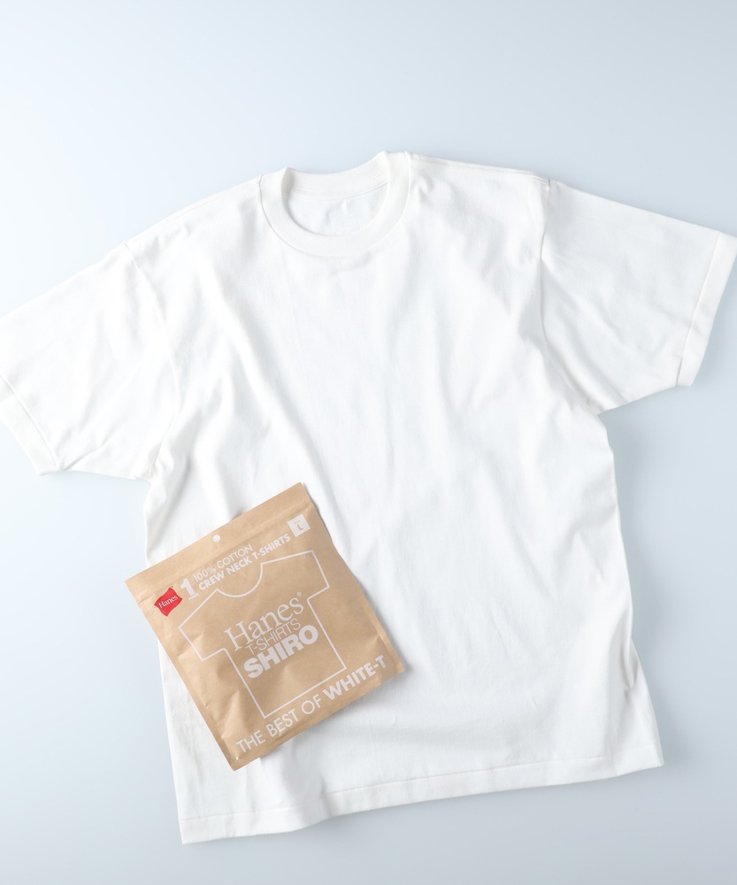 S～XLサイズ】SHIRO クルーネック半袖Tシャツ(L ホワイト): トップス