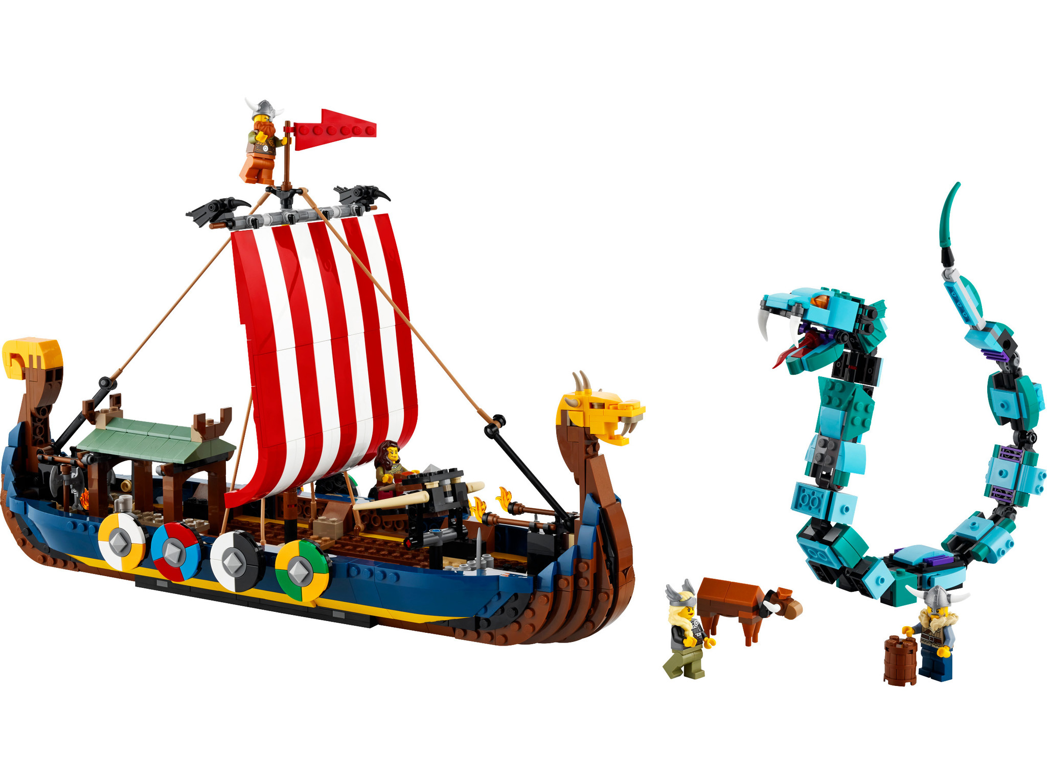 LEGO 31132 Vikingschip en de Midgaardslang huren? | Bricks Verhuur
