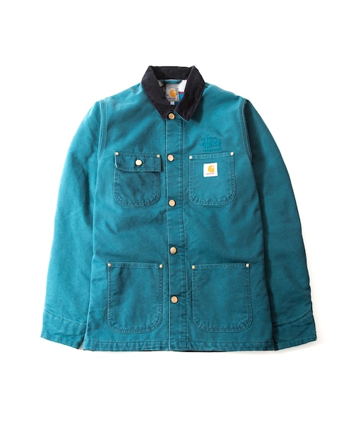 Carhartt（カーハート）の「STUSSY CARHARTT WIP CHORE COAT - Teal