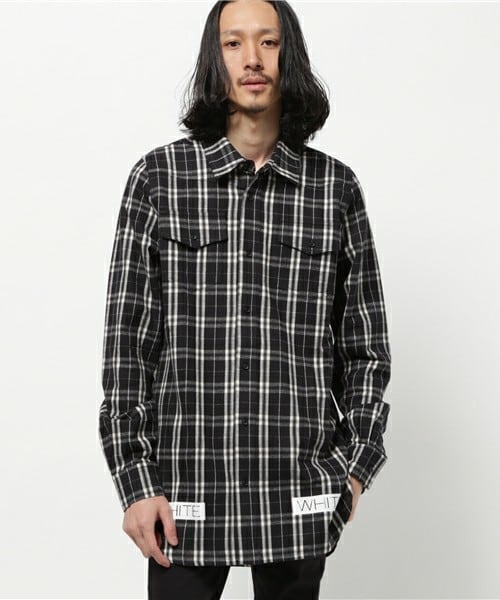 off white（オフホワイト）の「OFF WHITE チェックシャツ（シャツ