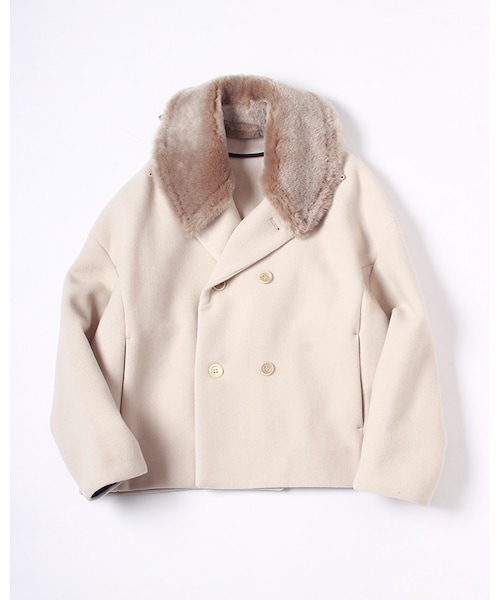 45R（フォーティファイブアール）の「メルトンPラップJACKET ムートン