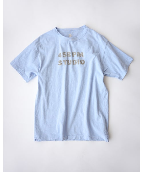 45R（フォーティファイブアール）の「45RPM STUDIOプリントTシャツ