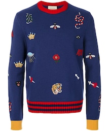 GUCCI（グッチ）の「Gucci - 刺繍セーター - men - ウール - S（ニット