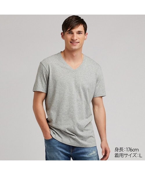UNIQLO（ユニクロ）の「ドライカラーVネックT（半袖）（Tシャツ