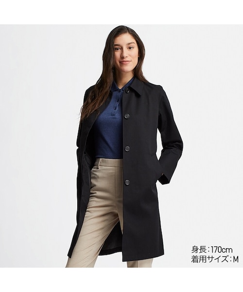 UNIQLO（ユニクロ）の「ブロックテックステンカラーコート（その他