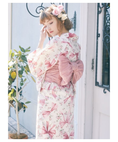 Maison de FLEUR（メゾンドフルール）の「巴里のリボン浴衣（）」 - WEAR