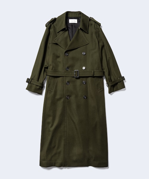 LITHIUM HOMME（リチウム オム）の「WOOL GABARDINE OVERSIZED MAXI