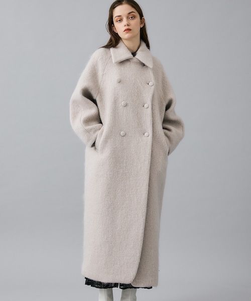Ameri（アメリ）の「DEFORMATION COLLAR SHAGGY COAT（その他アウター