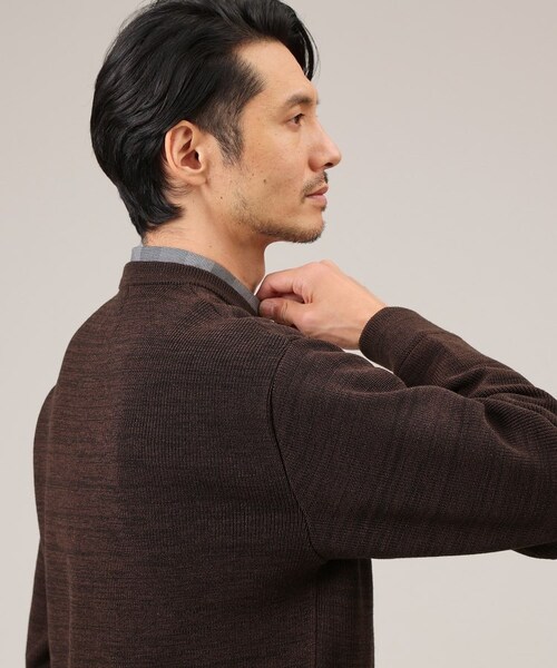 TAKEO KIKUCHI（タケオキクチ）の「ウールブレンド 徳島ニット