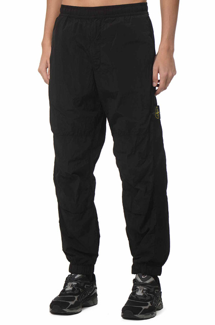 STONE ISLAND 30919 Nylon Metal In Econyl® Trousers Black - Wrong
