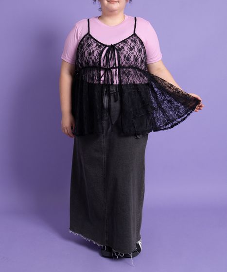 2WAYレースキャミチュニック[商品：PN25SS-069] - PUNYUS Online Store