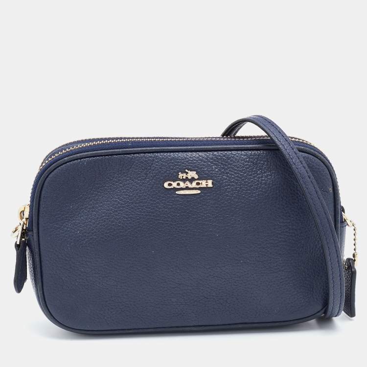 Coach Blue Leather Saddie Crossbody Bag Coach | TLC US