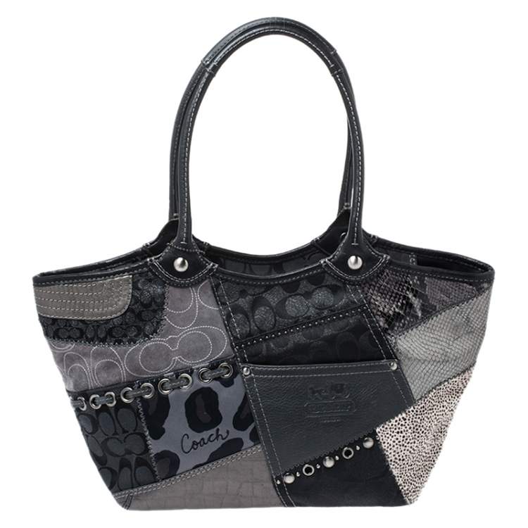 Coach Multicolor Patchwork Bleecker Tote Coach | TLC