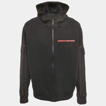 Prada Sport Black Nylon Zip-Up Jacket XXL Prada Sport | TLC US