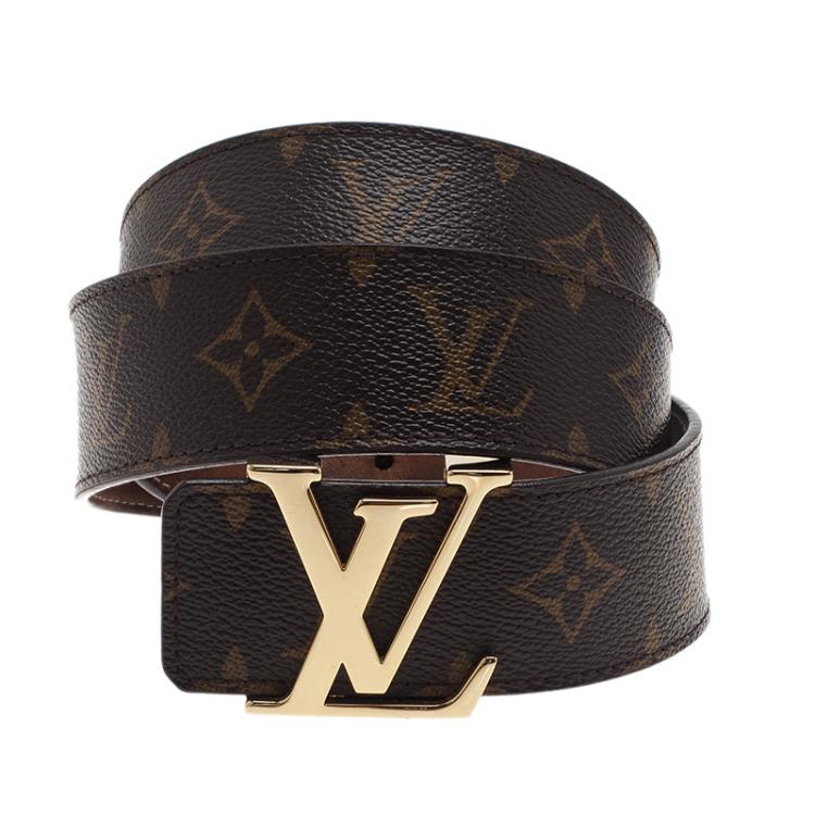 Louis Vuitton Monogram Canvas Initiales Belt 95CM Louis Vuitton