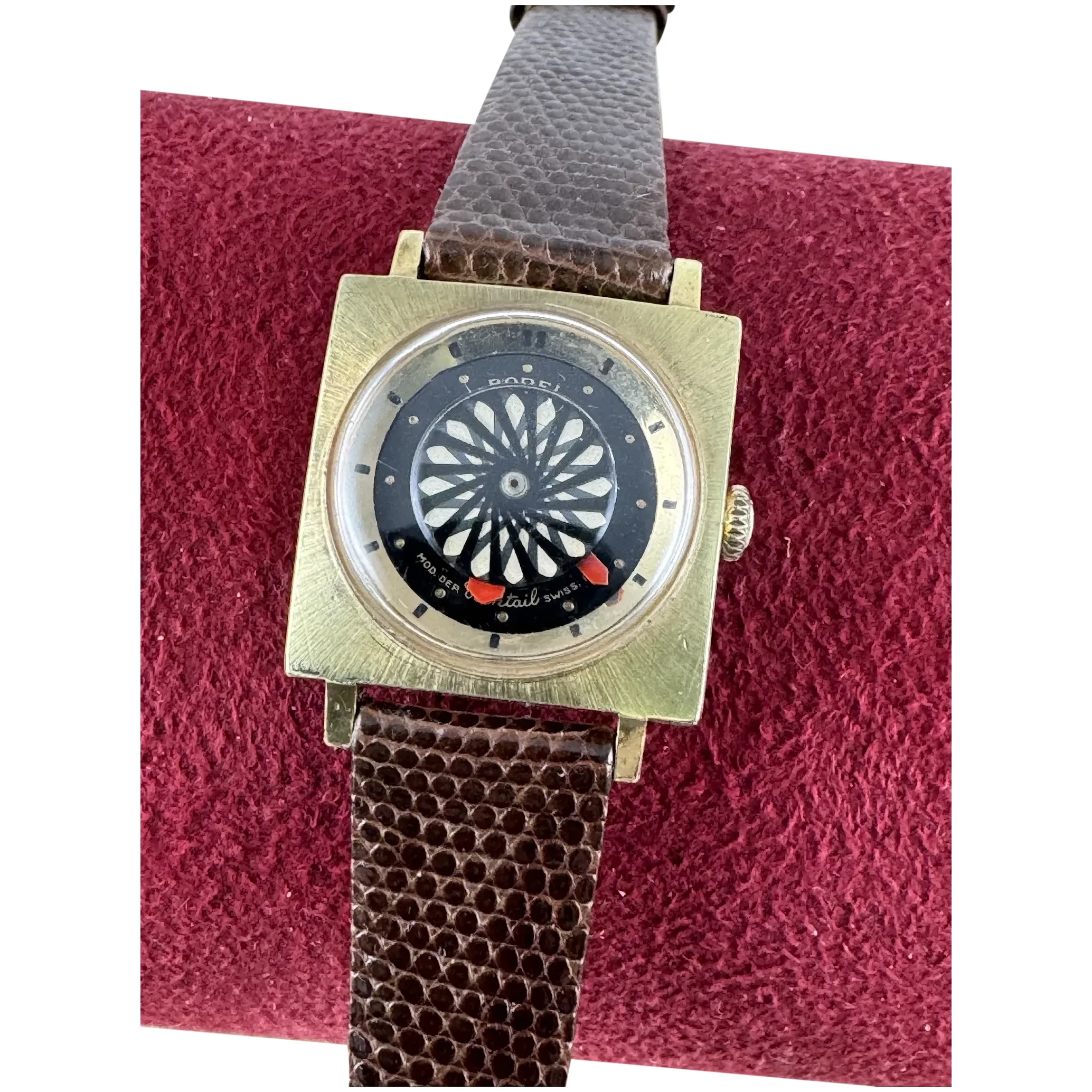 Vintage Lady Earnest Borel Kaleidoscope Cocktail Mystery Dial