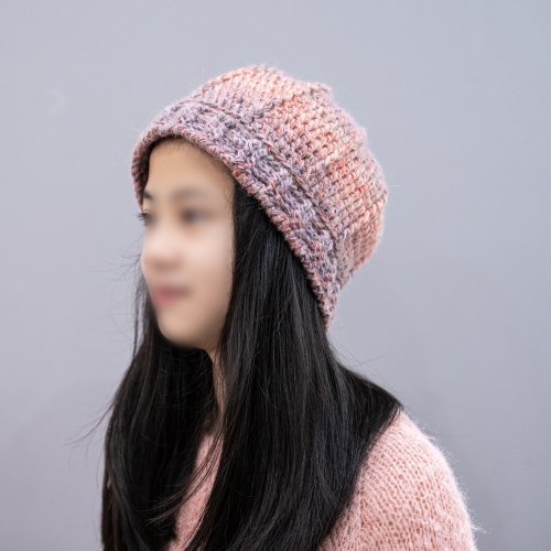 台湾 手編みニット帽 - クラウンハット - かぎ針編み lets-knit - Pinkoi