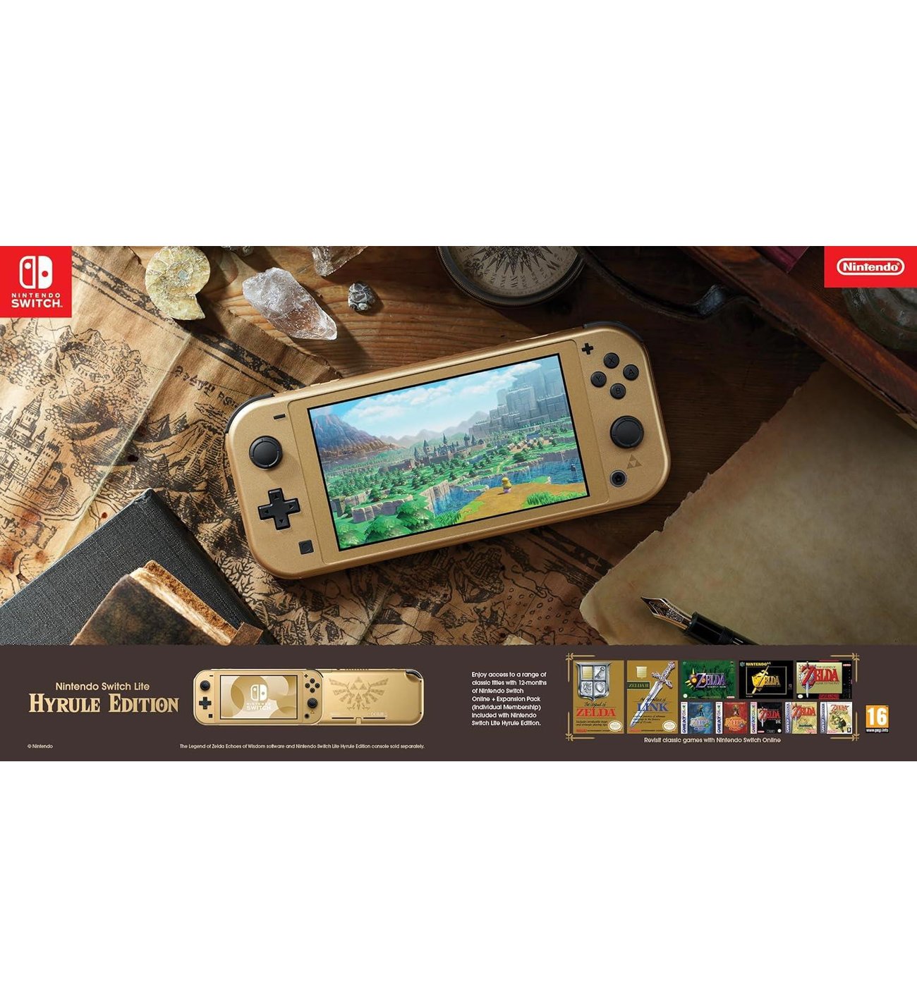 Nintendo Switch Lite Hyrule Edition Oyun Konsolu