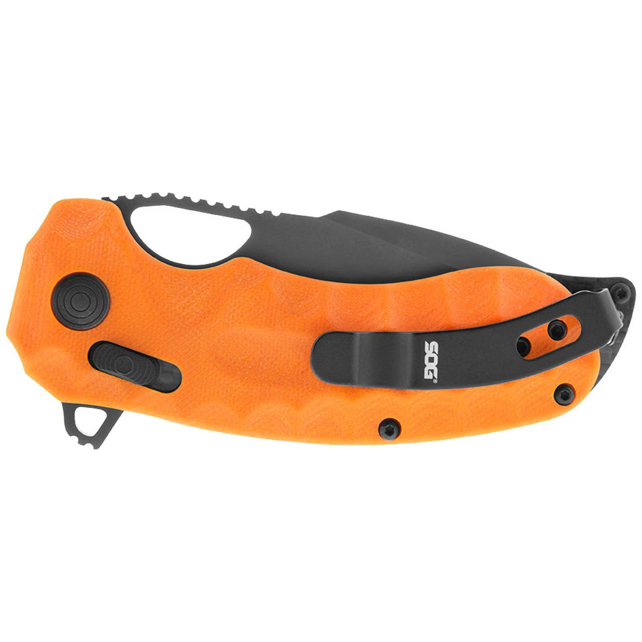 Kiku XR LTE - Blaze Orange G10 + Carbon | Outdoor Use Folding Knife