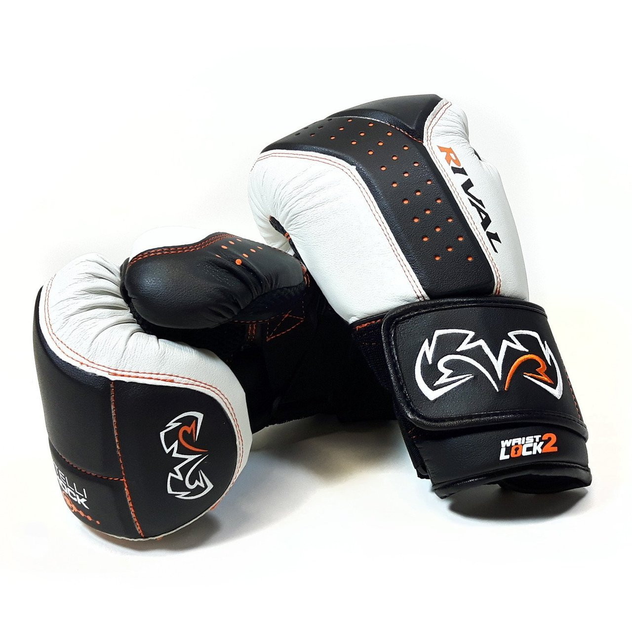 RIVAL RB10-INTELLI-SHOCK Bag Gloves Black/White | Pro Fight Shop