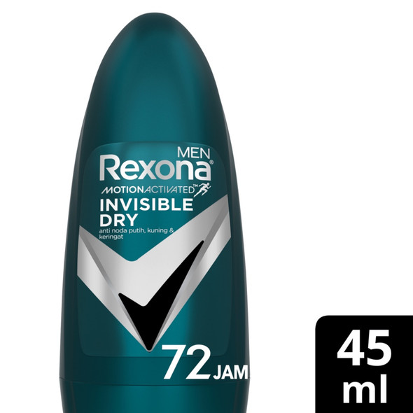 Rexona Men Deodorant Roll On Antiperspirant Invisible +