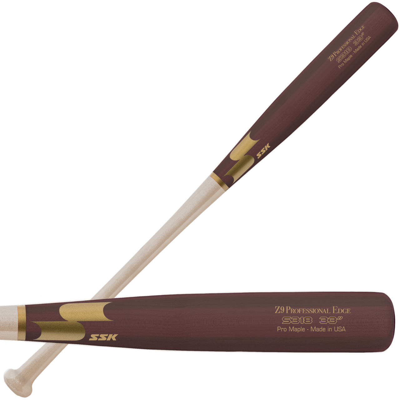 SSK Z9 Professional Edge S318 Pro Maple Wood Baseball Bat – Z9S318