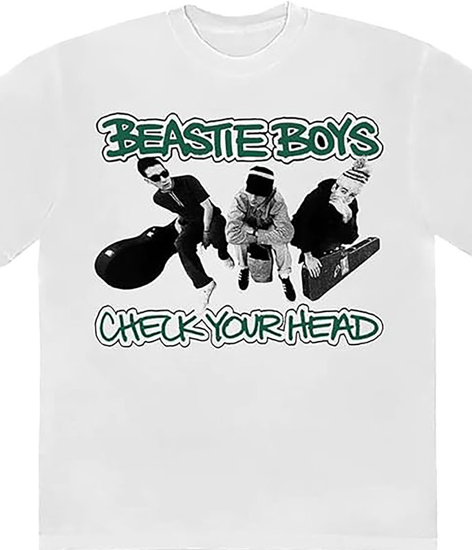Beastie Boys Bumble Bee White T-Shirt Tee Liquid Blue