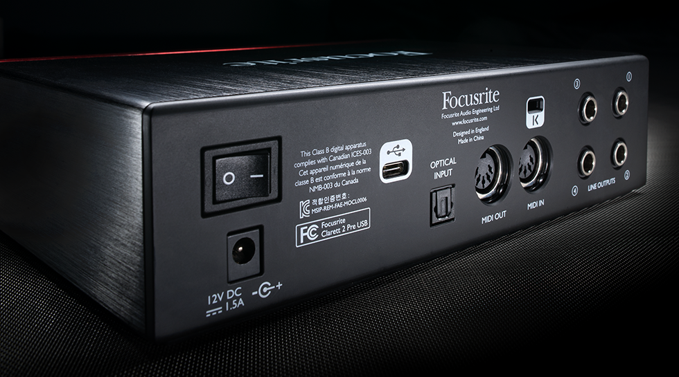 Clarett 2Pre USB Bus Power - Focusrite
