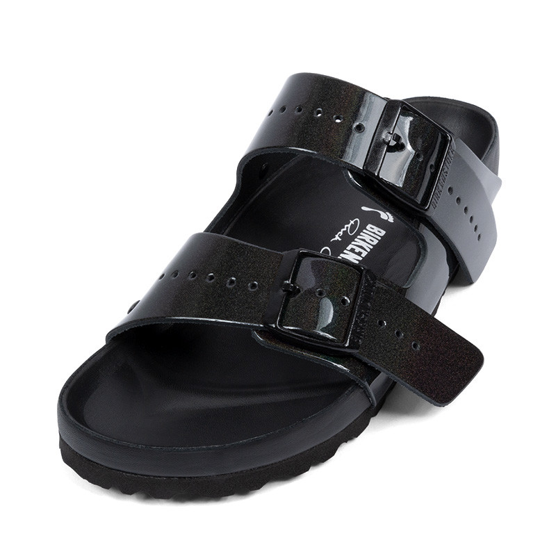 Birkenstock x Rick Owens Iridescent Black Arizona Slide | Alan