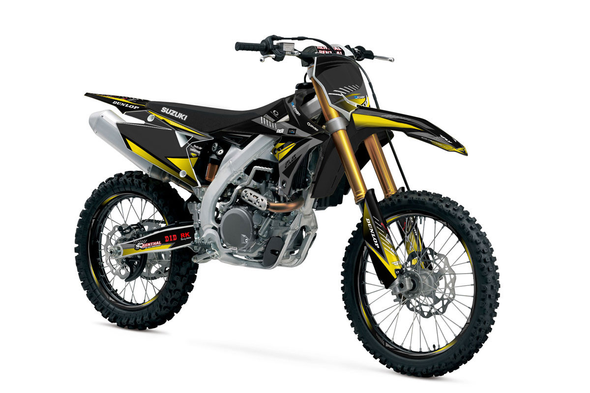 Suzuki RMZ 450 Dirt Bike Graphics Kit - SURGE | SENGE GRAPHICS INC